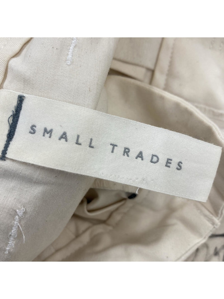 SHINYAKOZUKA BAGGY WITH DRAWING ハンドペイント ワイドパンツ M アイボリー