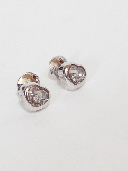ジュエリーChopard/ハッピーダイヤモンド/ピアス　750WG×ダイヤ