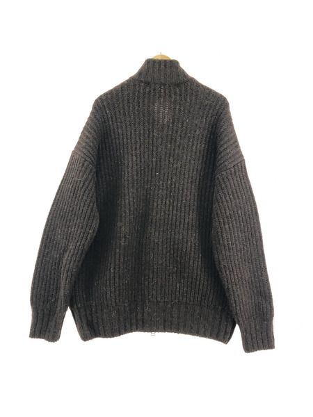 JOHN LAWRENCE SULLIVAN/22AW/Fireman Knit Cardigan/S/ブラウン