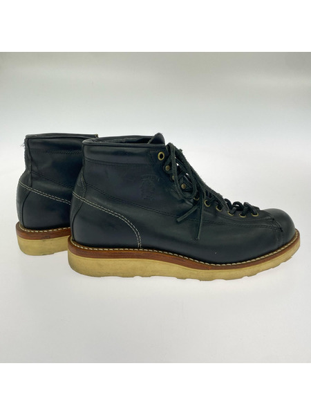 Chippewa ブーツ 91072 LACE TO TOE BLACK 8 1/2EE