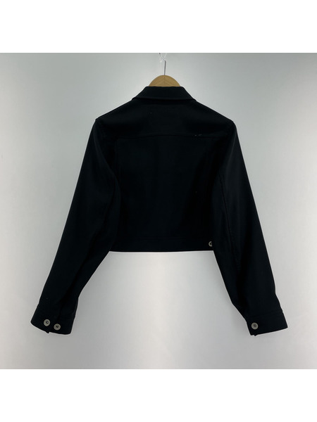 DAIRIKU ジャケット 23ss Short Hem Polyester Jacket s ブラック