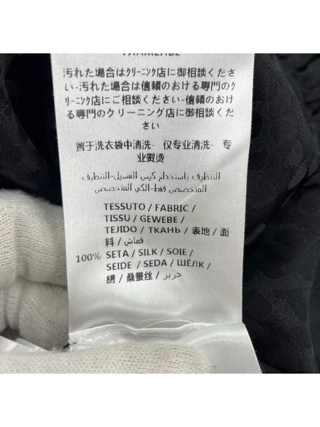 STELLA McCARTNEY 長袖ワンピース 総柄ドレス 黒