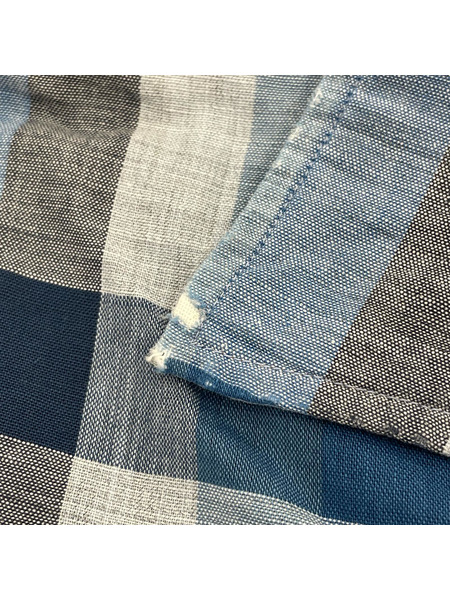 OLD・VINTAGE 長袖シャツ 60s-70s Royal Knight 開襟 チェック ボックスシャツ