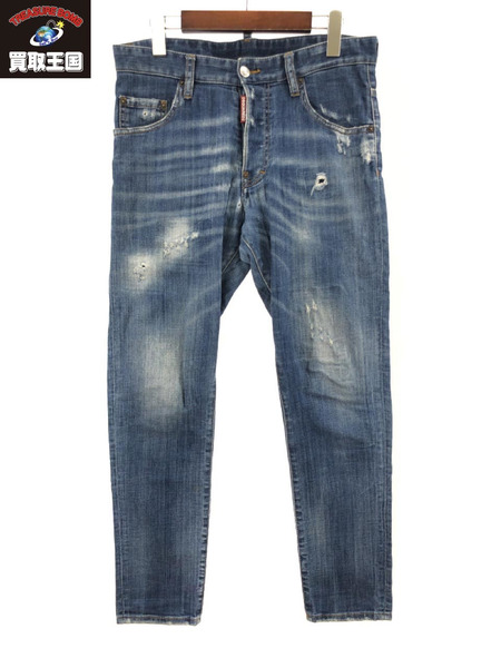 DSQUARED2 20AW S74LB0820 Skater Jean クラッシュデニムパンツ 46 ...