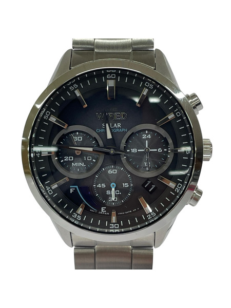 WIRED メンズ時計 solar クロノグラフ