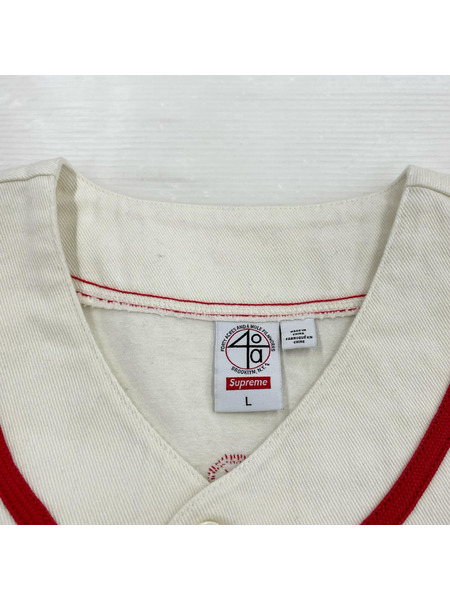 Supreme 半袖シャツ x40 ACRES Twill Baseball Jersey