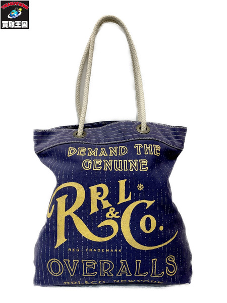 RRL ウォバッシュトートバッグ ネイビー