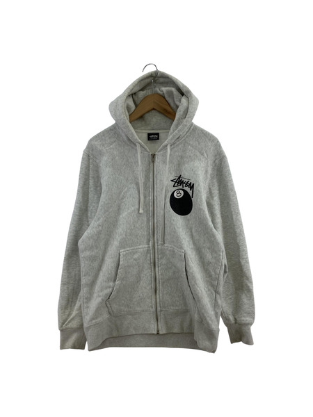 STUSSY 8ball Zip Up Hoodie M