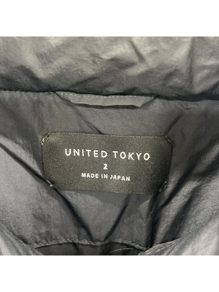 UNITED TOKYO ダウンジャケット BLK 2