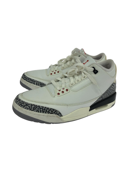 NIKE Air Jordan 3 Retro White Cement Reimagin 28cm