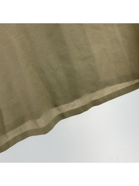 TOGA(VIRILIS） Viyella fringe shirt フリンジウエスタンシャツ ベージュ TV242-FJ306[値下]