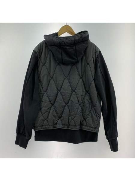 DIESEL パーカー（ジップアップ） J-STOL 黒 M