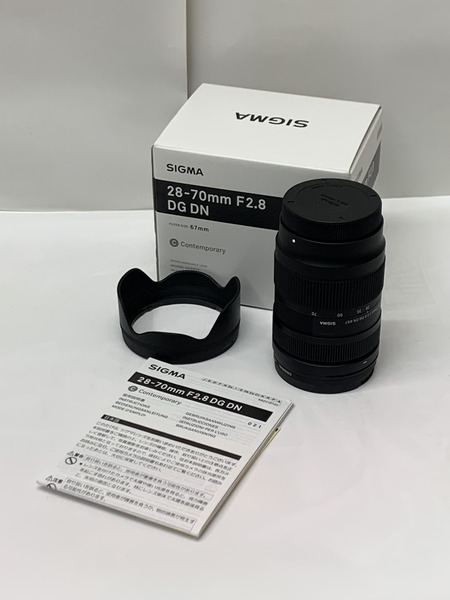 SIGMA Contemporary 28-70mm F2.8 DG DN ズームレンズ 開封品 ダメージあり シグマ 