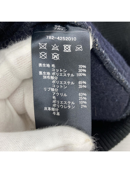 schott ブルゾン・ジャンパー BEACH CLOTH STADIUM JACKET 黒 S