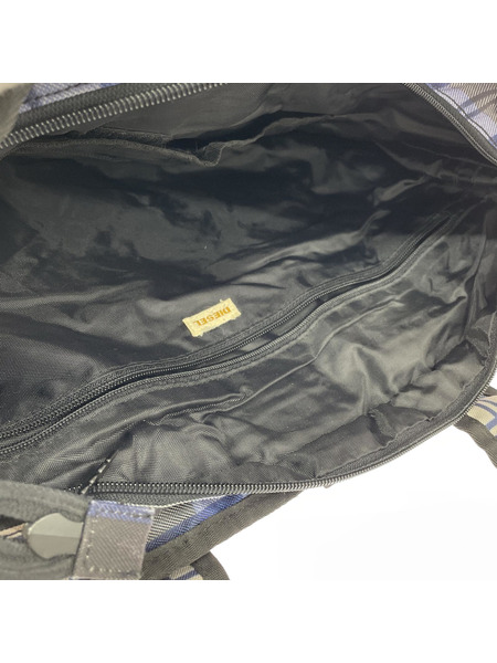 DIESEL ショルダーバッグ 2way チェック[値下]