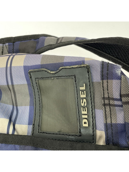 DIESEL ショルダーバッグ 2way チェック[値下]