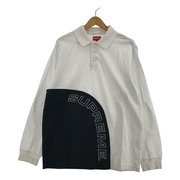 18SS/Supreme/Corner Arc L/S Polo/M/WHT