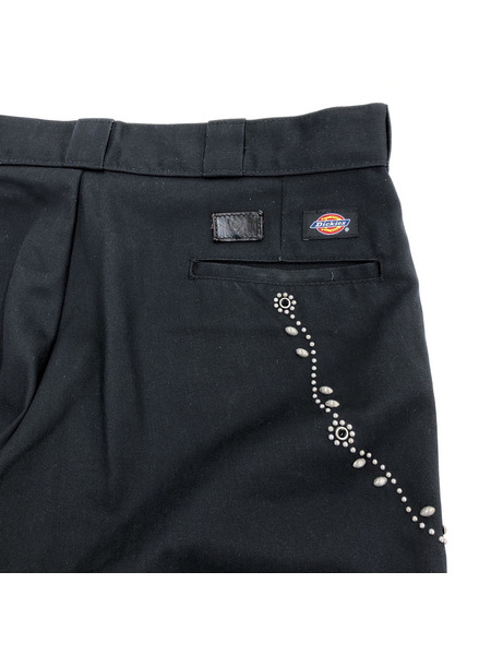 Dickies×HTC SN-32 W.Chain 874 Wチェーン スタッズワークパンツ 黒 36/30