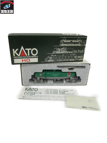 KATO HOゲージ 1-819 タキ43000 日本石油輸送色 ENEOSﾏｰｸ付｜商品番号 