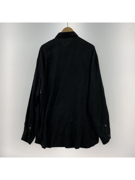 blurhms L/S シルクシャツ ブラック (4)