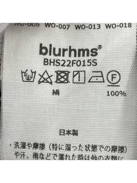 blurhms L/S シルクシャツ ブラック (4)