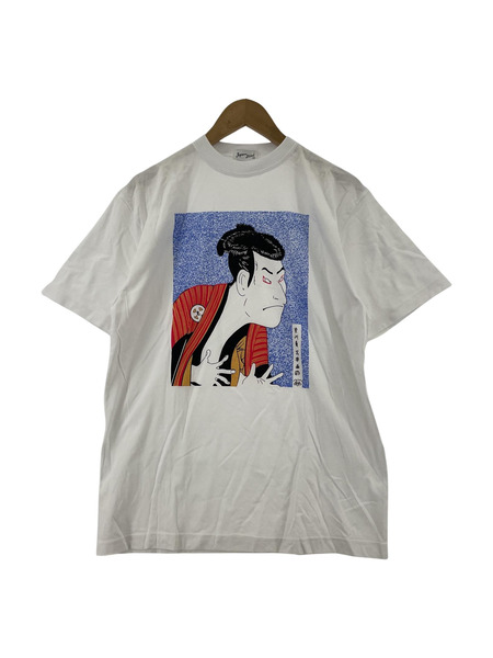 写楽 浮世絵 Tシャツ(L) ホワイト