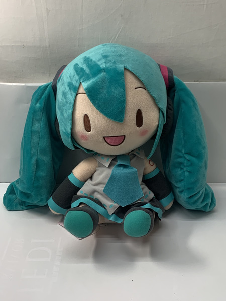 初音ミク メガジャンボふわふわぬいぐるみ タグ付き ボーカロイド VOCALOID ボカロ