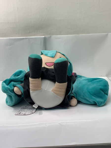 初音ミク メガジャンボふわふわぬいぐるみ タグ付き ボーカロイド VOCALOID ボカロ