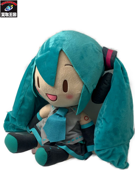 初音ミク メガジャンボふわふわぬいぐるみ タグ付き ボーカロイド VOCALOID ボカロ[値下]