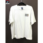 90s STUSSY 紺タグ Fresh Classic S/S Tee sizeL/白/ステューシー