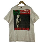 SAINT MICHAEL 24SS DENIM TEARS LIVES CREW T-Shirt M 白