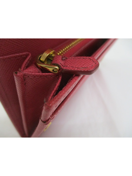 PRADA リボン ショルダーウォレット ピンク[値下]