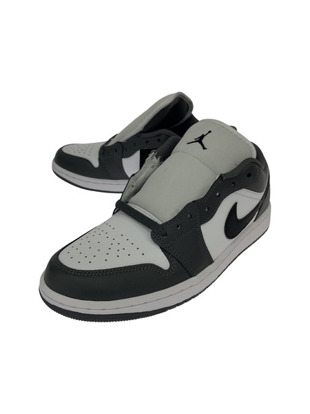 NIKE AIR JORDAN 1 LOW GREY WHITE BLACK 27.0cm 553558-152