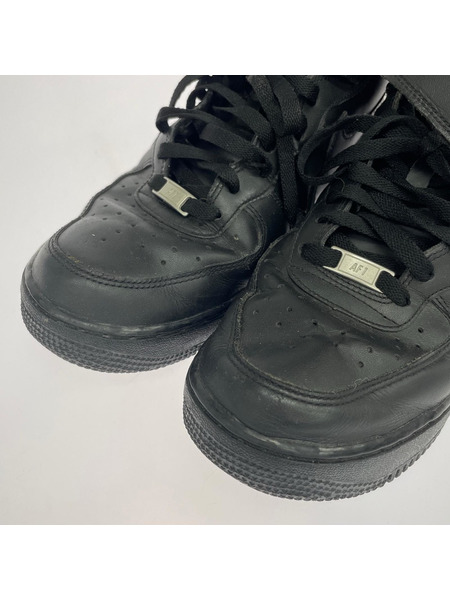 NIKE Air Force1 MID 黒 (27.5)