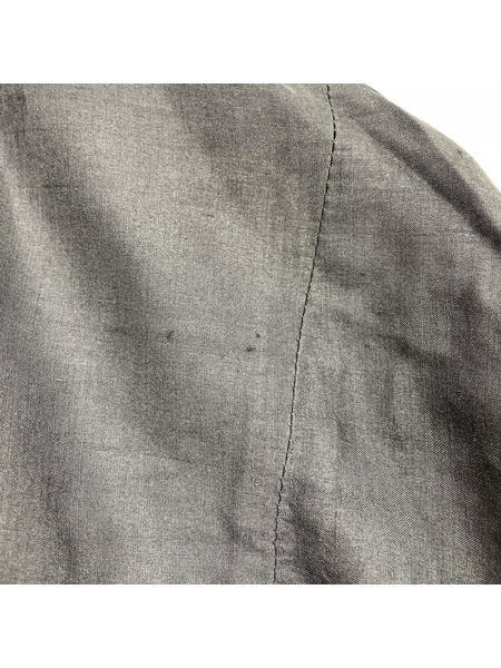 COMME des GARCONS ジャケット シルク フリルジャケット M ブラック
