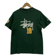 90s STUSSY 18 USA製 Tee グリーン S