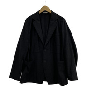 AURALEE WOOL FULLING FLANNEL JACKET 3 グレー