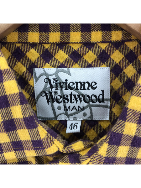 Vivienne Westwood MAN チェックシャツ (46)[値下]