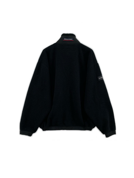 DESCENDANT manchot fleece jacket 黒 (2)