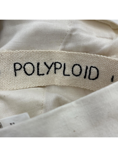 POLYPLOID カーゴタックパンツ 白 (2)[値下]