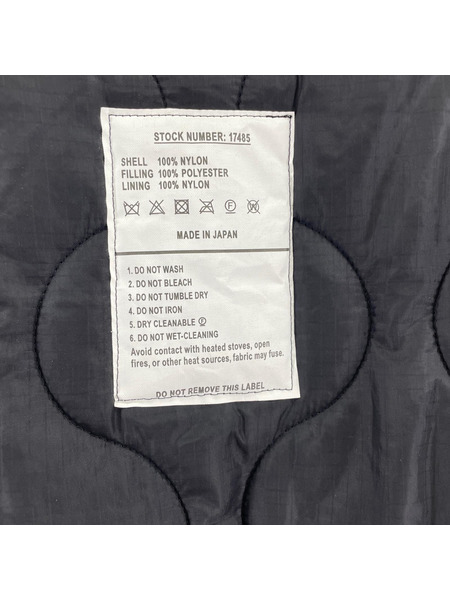 HYKE 24AW QUILTED LINER COAT キルティングライナーコート ブラック S