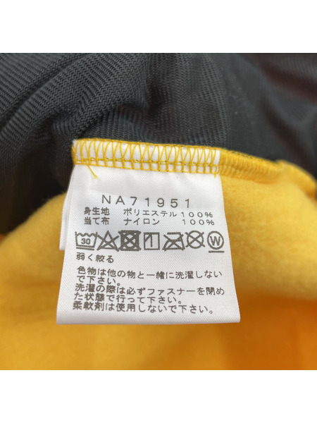 THE NORTH FACE DENALI FLEECE JACKET YELLOW SIZE:S