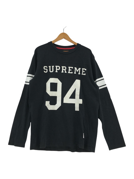 Supreme/L/S Football Top/L/BLK