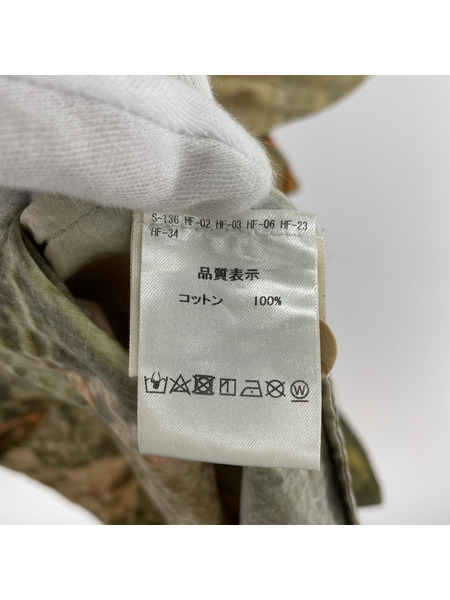 anntian 転写ノースリーブシャツワンピース OS