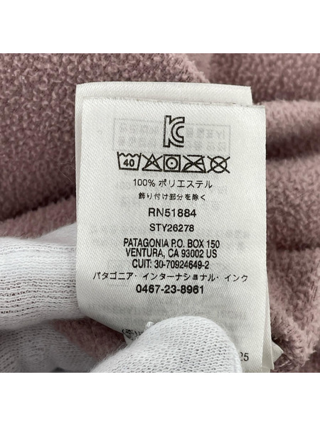 patagonia ハーフジップフリース/ピンク/S
