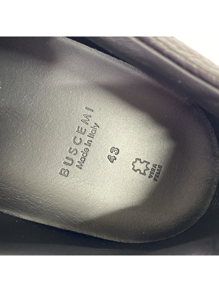 . スニーカー BUSCEMI レザースニーカー/43
