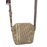 ショルダーバッグ Dior トロッターライン PVC ショルダーバッグ ピンク