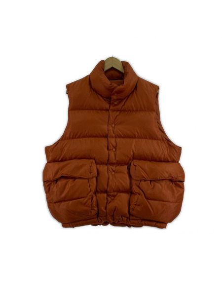 DAIWA PIER39 23AW TECH BACKPACKER DOWN VEST S オレンジ