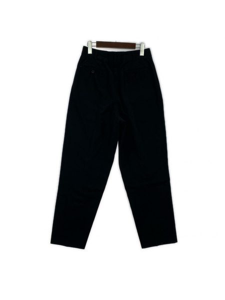 80s COMME des GARCONS コットンスラックス S ブラック AD1988