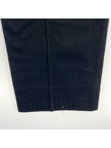 80s COMME des GARCONS コットンスラックス S ブラック AD1988